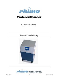 Onderhouds handleiding