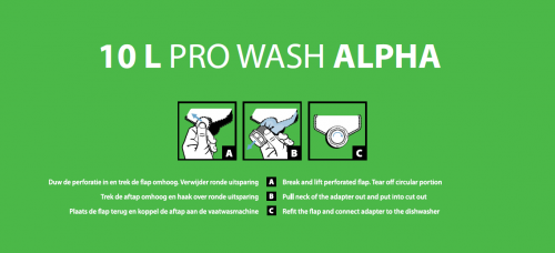 Rhima Pro Wash Alpha - 40000010 - Bag in Box 10 liter