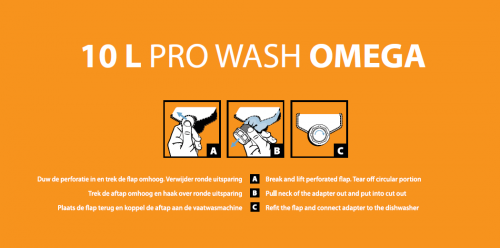 Rhima Pro Wash Omega - 40000009 - Bag in Box 10 liter