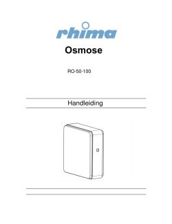 Gebruikers handleiding
