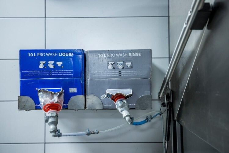 Rhima houder voor Bag in Box vaatwasmiddel 10 liter