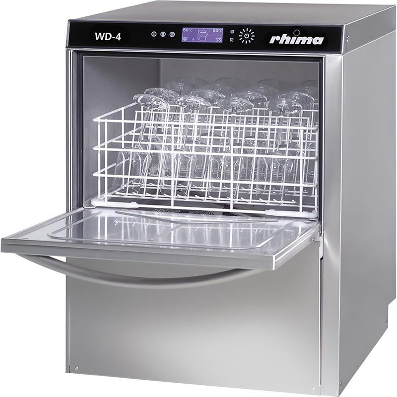 Rhima WD-4 HR Plus voorlader vaatwasmachine met energieterugwinning
