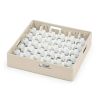 Rhima universeelkorf, beige, 500x500 mm. - 36-vaks, 35000072