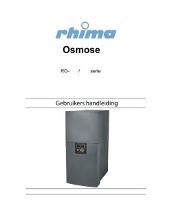 Gebruikers handleiding