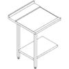 Rhima RVS zijtafel (links) - 3000 0268