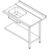 Rhima RVS zijtafel (rechts) - 3000 0271
