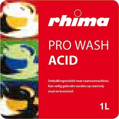 Rhima Pro Wash Acid - 45000007 - PE-can - 10 x 1 liter